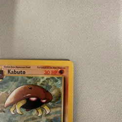 Kabuto 1st Edition Fossil Set 50/62 Pokemon WOTC Common Card NM Vintage English - Image 2