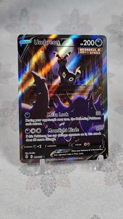 Pokemon Card - Umbreon V #189/203 SWSH Evolving Skies Alt Art Illustration NM - Image 2
