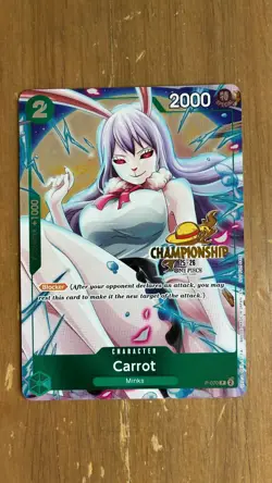 One Piece Card Carrot P-070 CS 25–26 Event Pack Promo Foil English Stamped 3⚓📈 - Image 1