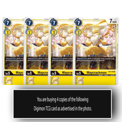 Maycrackmon - BT4-045 - Common Digimon TCG Card Playset Yellow - Image 1