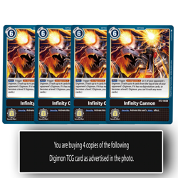 Infinity Cannon - BT2-106 R - Rare Digimon TCG Card Playset Black - Image 1