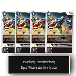 MetalMamemon - BT3-071 R - Rare Digimon TCG Card Playset Black - Image 1