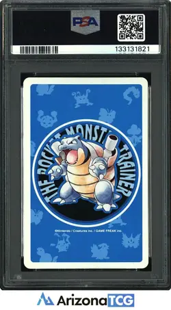 Pokemon 1998 Bulbasaur 001 Ace Diamonds Blue Playing Card Japanese PSA 10 - Image 2