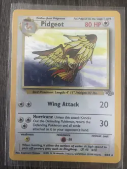 Pokemon Pidgeot TCG Holo Rare Card 8/64 Jungle Unlimited - Image 1