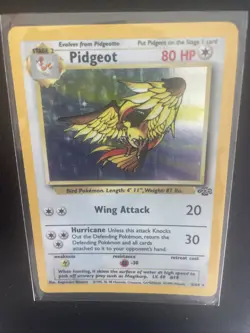 Pokemon Pidgeot TCG Holo Rare Card 8/64 Jungle Unlimited - Image 3