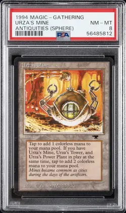 1994 MTG ANTIQUITIES ANTIQUITIES (SPHERE) URZA'S MINE PSA 8 - Image 1
