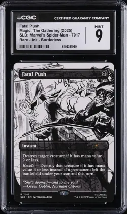 2025 MAGIC: THE GATHERING #7017 FATAL PUSH CGC 9 - Image 1
