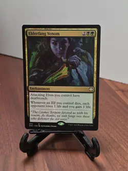 MTG - Elderfang Venom Commander: Kaldheim Regular NM Rare - Image 1