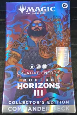 MTG Modern Horizons 3 III Commander Deck Creative Energy Collector's Edition - Image 1