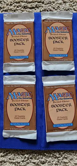 Magic The Gathering REVISED EDITION New Sealed Booster Pack MTG - Image 5