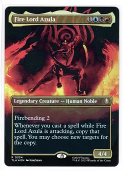 MTG Fire Lord Azula (Borderless, 334) - Avatar: The Last Airbender (TLA) Foil NM - Image 2