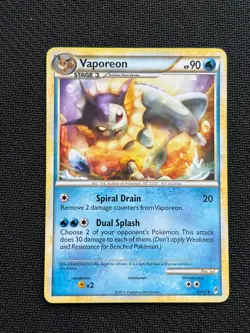 Pokemon TCG Vaporeon #52/95 Call of Legends - Image 1