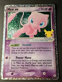 Pokemon TCG Mew ex 88/92 25th Anniversary Celebrations Class Collection Holo - Image 1