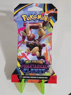 Pokemon TCG Phantasmal Flames Sleeved Booster Pack Factory Sealed - Image 1