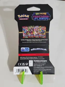 Pokemon TCG Phantasmal Flames Sleeved Booster Pack Factory Sealed - Image 2