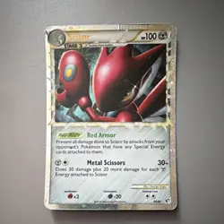 Pokemon Scizor Prime Undaunted 84/90 Ultra Rare Holo 100HP English TCG Card 2010 - Image 1