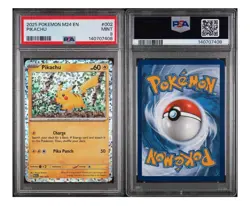 PSA 9 Mint 2025 Pokemon M24 En Pikachu #002 - Image 3
