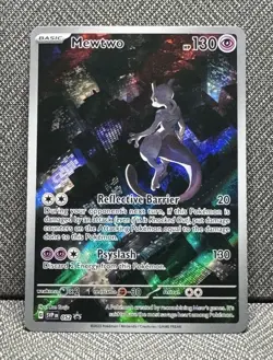 Pokemon TCG Mewtwo 052 Full Art Black Star Promo Scarlet & Violet 151 - Image 1