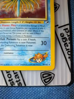 Pokemon Misty's Tentacruel 010/132 Gym Heroes Holo - Image 4
