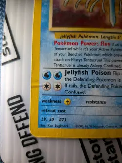 Pokemon Misty's Tentacruel 010/132 Gym Heroes Holo - Image 5
