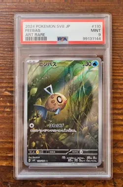 PSA 9 Feebas 110/106 AR Art Rare sv8 Super Erectric Breaker Japanese Pokemon - Image 1