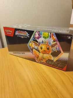 Pokemon Prismatic Evolutions Surprise Box Scarlet & Violet Promo Eevee 2024 - Image 1