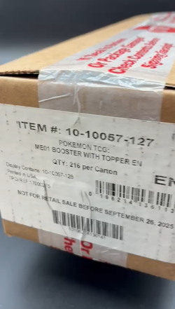 Pokemon Mega Evolution Base Set ME01 Enhanced Booster 6-Box Sealed Case #1 - Image 2