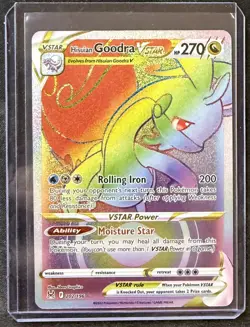 Pokemon Hisuian Goodra VSTAR 202/196 Lost Origin Sword & Shield SECRET RARE - Image 1
