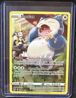 2022 Pokemon SWSH Lost Origin Snorlax Trainer Gallery #TG10/TG30 - Image 1