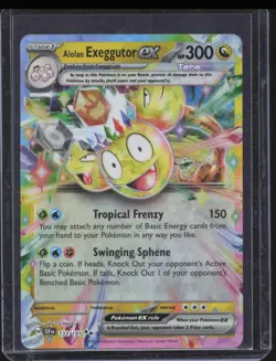 2024 Pokemon Surging Sparks Alolan Exeggutor Ex #133/191 - Image 1