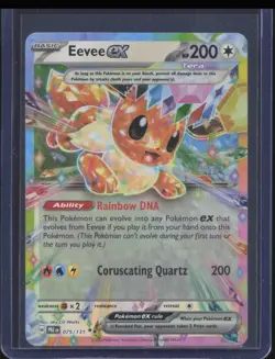 2025 Pokemon Prismatic Evolutions Eevee ex #075/131 Promos - Image 1