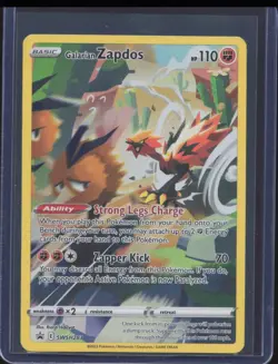 2019 Pokemon Sword & Shield Black Star Promos Galarian Zapdos #SWSH283 - Image 1