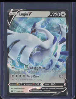 2019 Pokemon Sword & Shield Black Star Promos Lugia V #SWSH301 - Image 1
