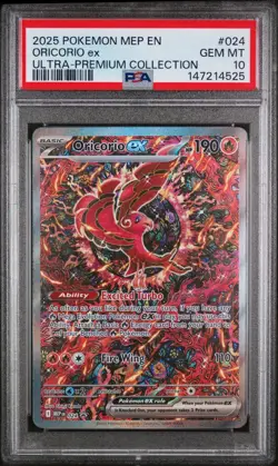 2025 Pokemon Black Star Promos Oricorio ex #024 PSA 10 - Image 1