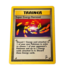 Pokemon TCG Super Energy Removal Trainer Base Set 2 108/130 WOTC 2000 Rare VTG - Image 1