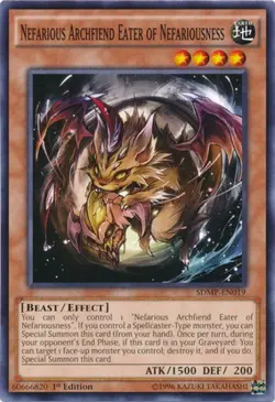 Nefarious Archfiend Eater of Nefariousness - SDMP-EN019 - Common - 1st Edition - - Image 1