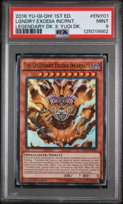 2016 YU-GI-OH! LEGEND DECK II #ENY01 THE LEGENDARY EXODIA INCARNATE PSA 9 - Image 1