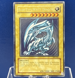 Yugioh Blue-Eyes White Dragon SDK-001 Ultra Rare Unlimited NM Kaiba *Read* - Image 1