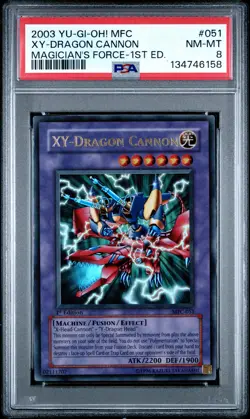 Xy-dragon Cannon MFC-051 1st Edition Ultra Rare Yugioh PSA 8 *158 - Image 1