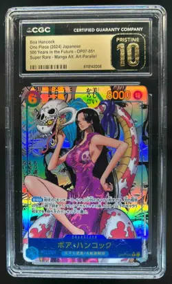 2024 One Piece 500 Years JP Boa Hancock Manga Art #OP07-051 CGC 10 Pristine - Image 1