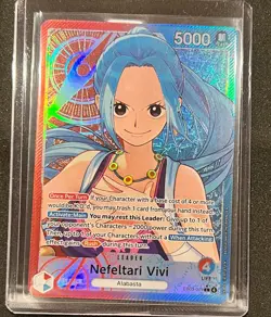 NEFELTARI VIVI 2026 One Piece EB03 Heroines Edition Alt Art Leader 001 ENGLISH - Image 1
