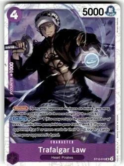 Trafalgar Law (ST10-010) (Reprint) ST10-010 Premium Booster -The Best- Foil - Image 1