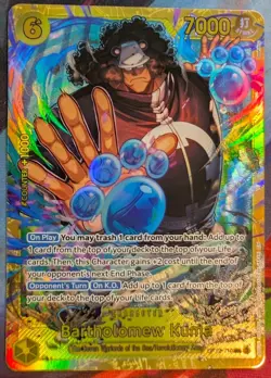2025 One Piece TCG: OP12-119 Bartholomew Kuma SEC Legacy Of The Master #119 - Image 1