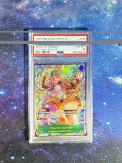 2025 One Piece OP12 Legacy of the Master Jewelry Bonney Alternate Art PSA 10 - Image 1