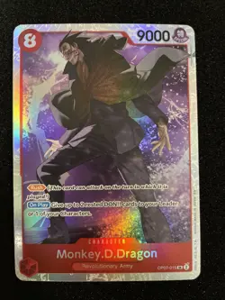 One Piece TCG The Best Vol. 2 PRB-02 - Monkey.D.Dragon OP07-015 Reprint- Eng NM - Image 1