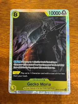 The Azure Sea's Seven One Piece CCG Gecko Moria OP14-104 - Image 1