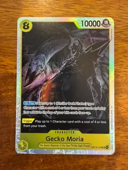 The Azure Sea's Seven One Piece CCG Gecko Moria OP14-104 (B) - Image 1