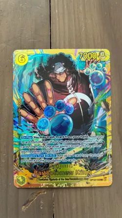 One Piece Bartholomew Kuma OP12-119 Legacy of the Master SECRET RARE NM ENGLISH⚓ - Image 1