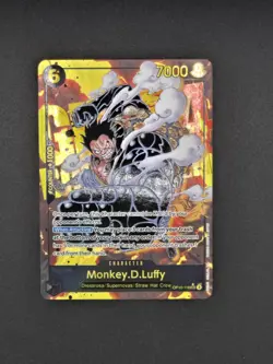 2025 ONE PIECE OP10-ROYAL BLOOD EN ENGLISH MONKEY D. LUFFY SEC ALTERNATE ART NM - Image 1