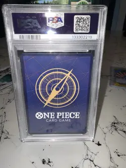 Bandai Cross Guild OP09-057 Premium Booster Vol. 2 Alternate Art Foil Rare PSA 9 - Image 3